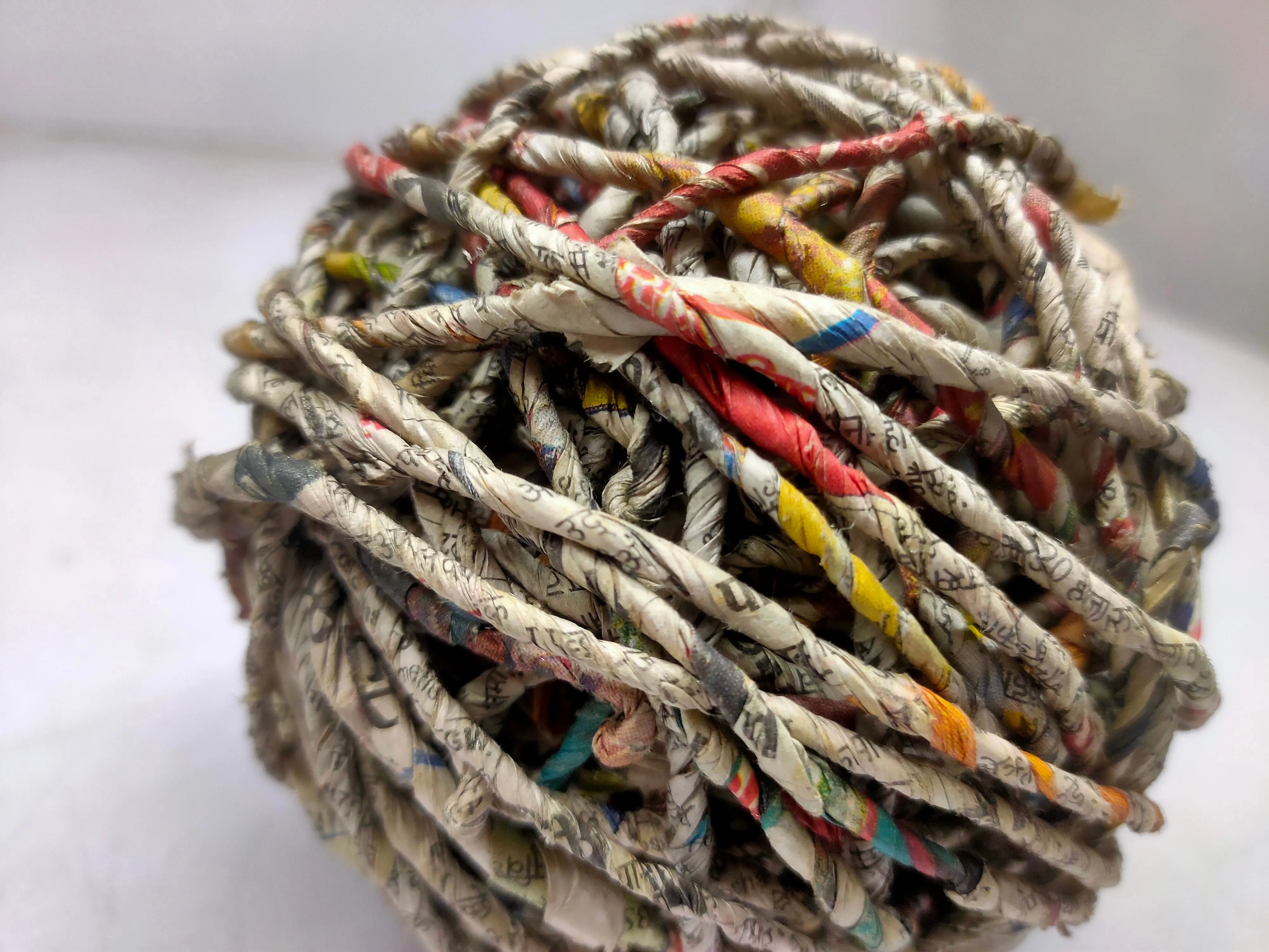Indian Newspaper Yarn
