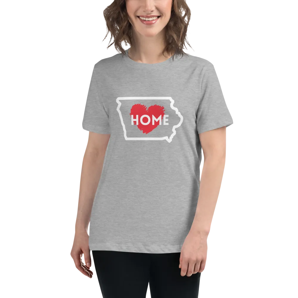 IOWA IS HOME Women's Relaxed T-Shirt