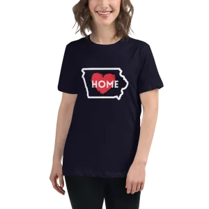 IOWA IS HOME Women's Relaxed T-Shirt