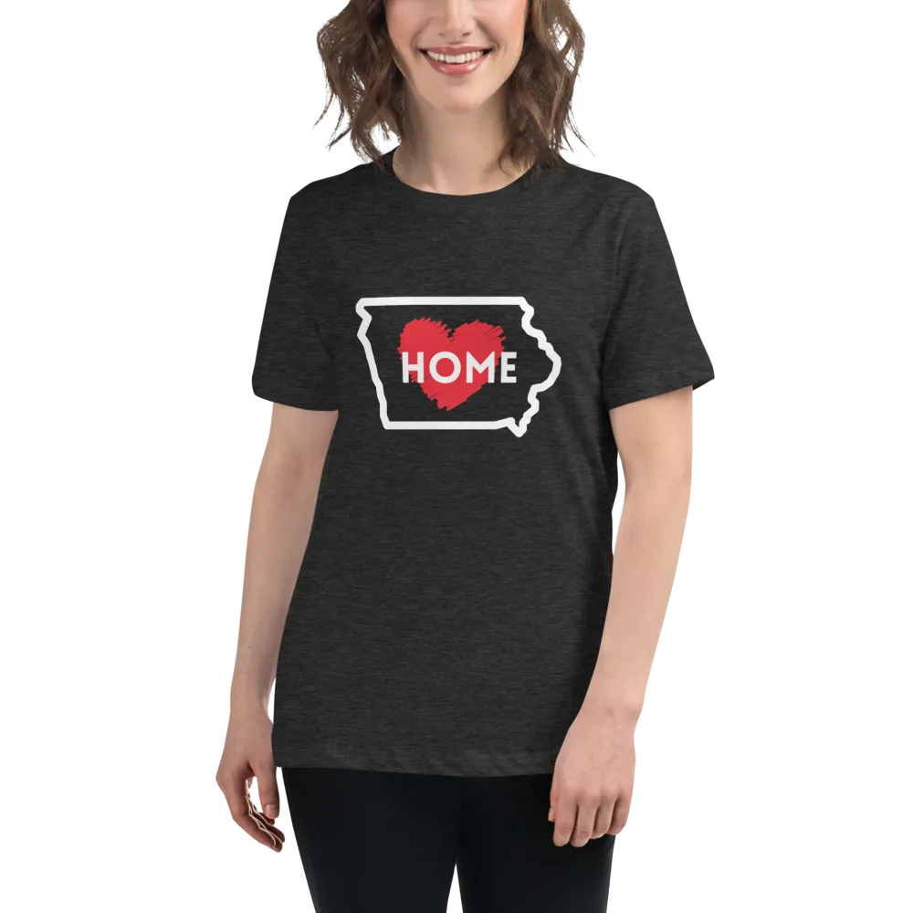 IOWA IS HOME Women's Relaxed T-Shirt