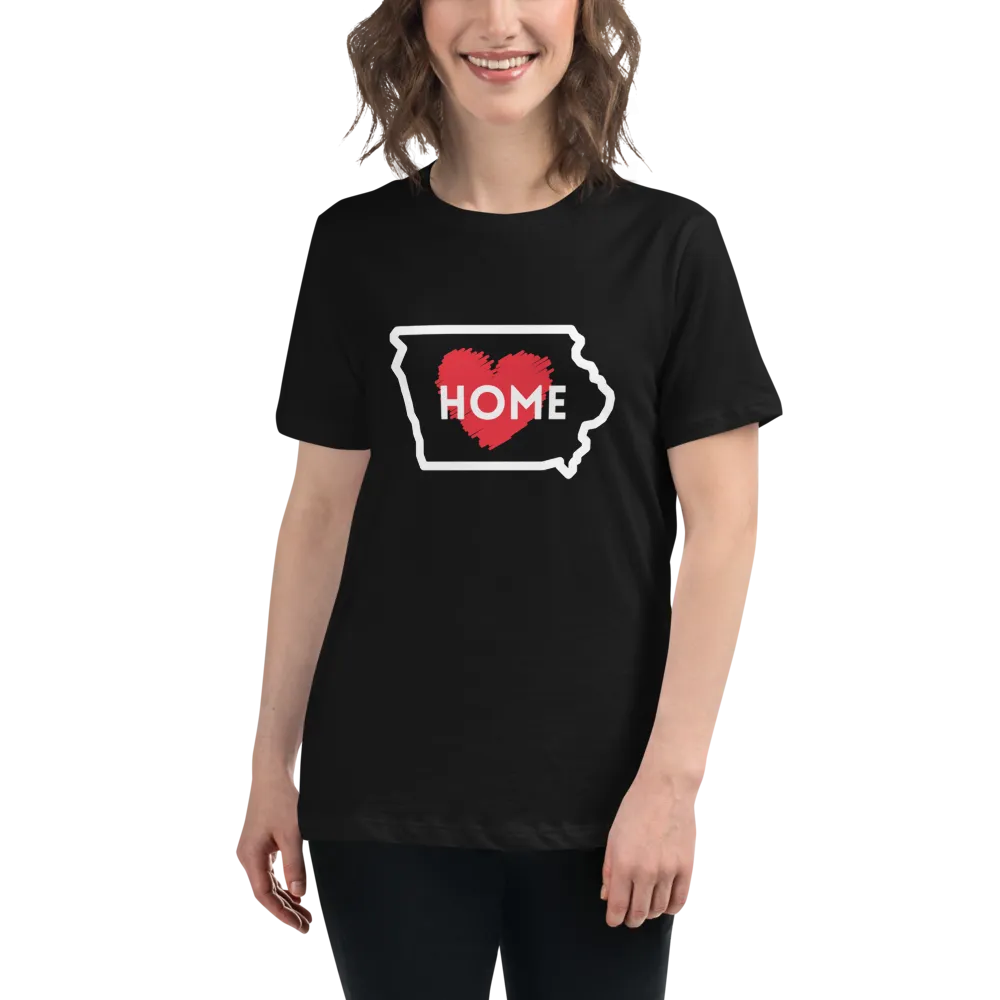 IOWA IS HOME Women's Relaxed T-Shirt