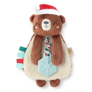 Itzy Lovey™ Holiday Bear Plush   Teether Toy