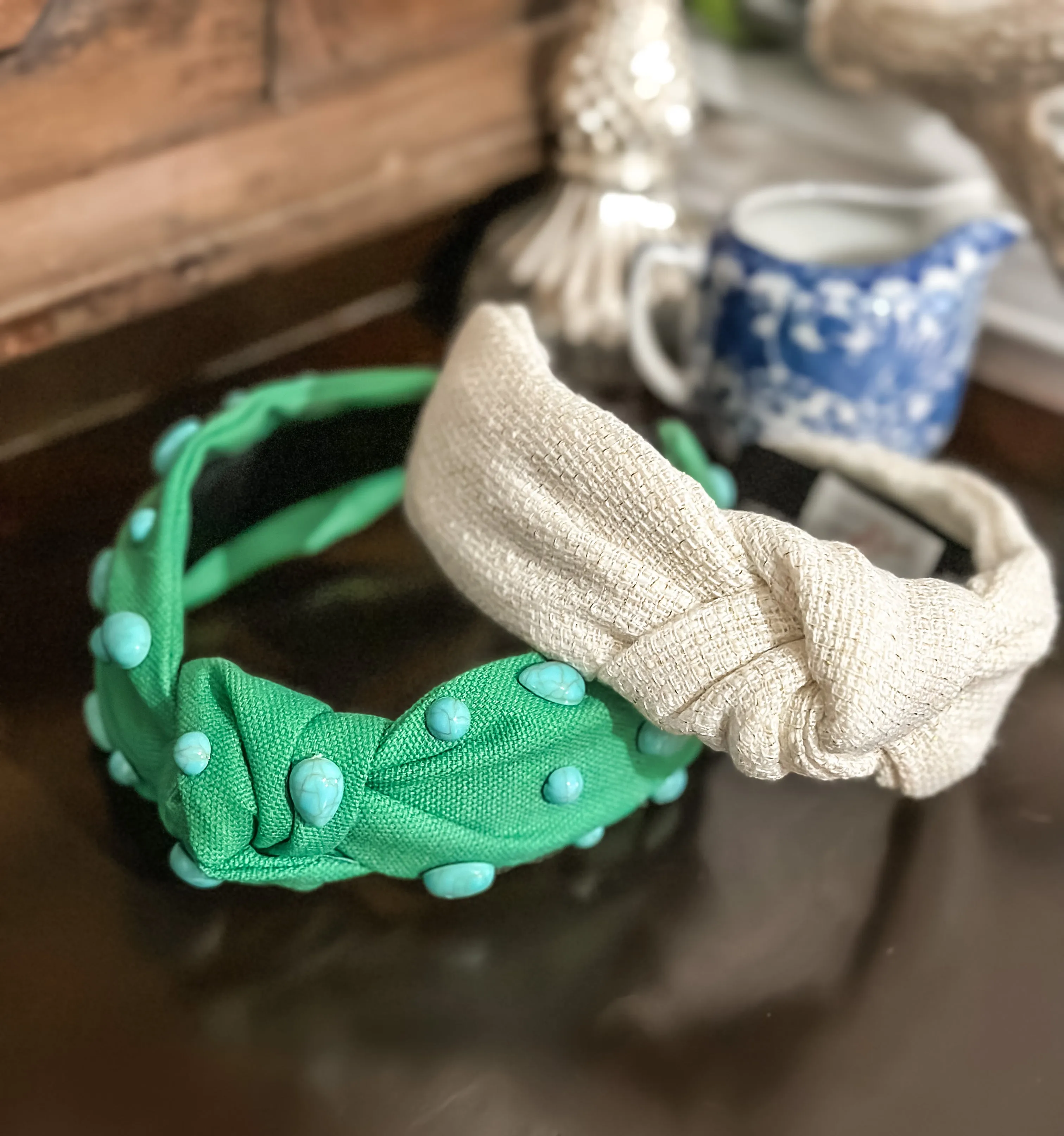 Ivory Tweed Headband
