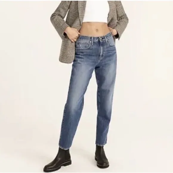J. Crew Slouchy Boyfriend Jean in Bright Indigo Wash (32)