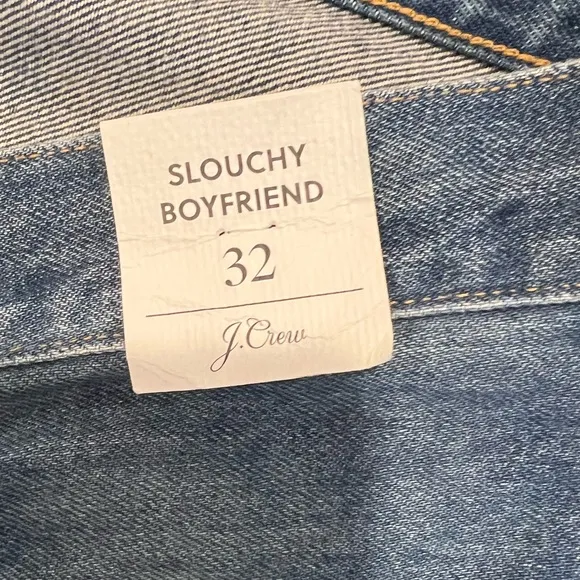 J. Crew Slouchy Boyfriend Jean in Bright Indigo Wash (32)