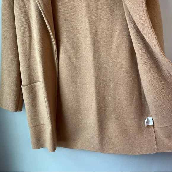 J. Crew Tan Merino Wool Blend Sophie Sweater Blazer