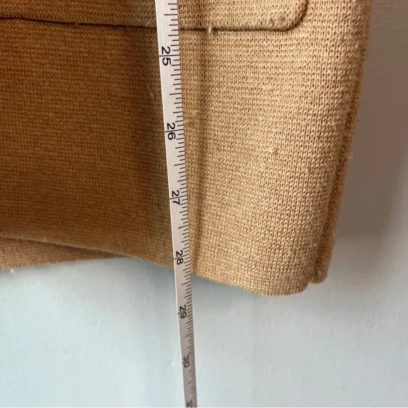J. Crew Tan Merino Wool Blend Sophie Sweater Blazer
