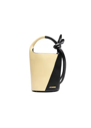 JACQUEMUS - LE PETIT TOURNI PALE YELLOW/BLACK