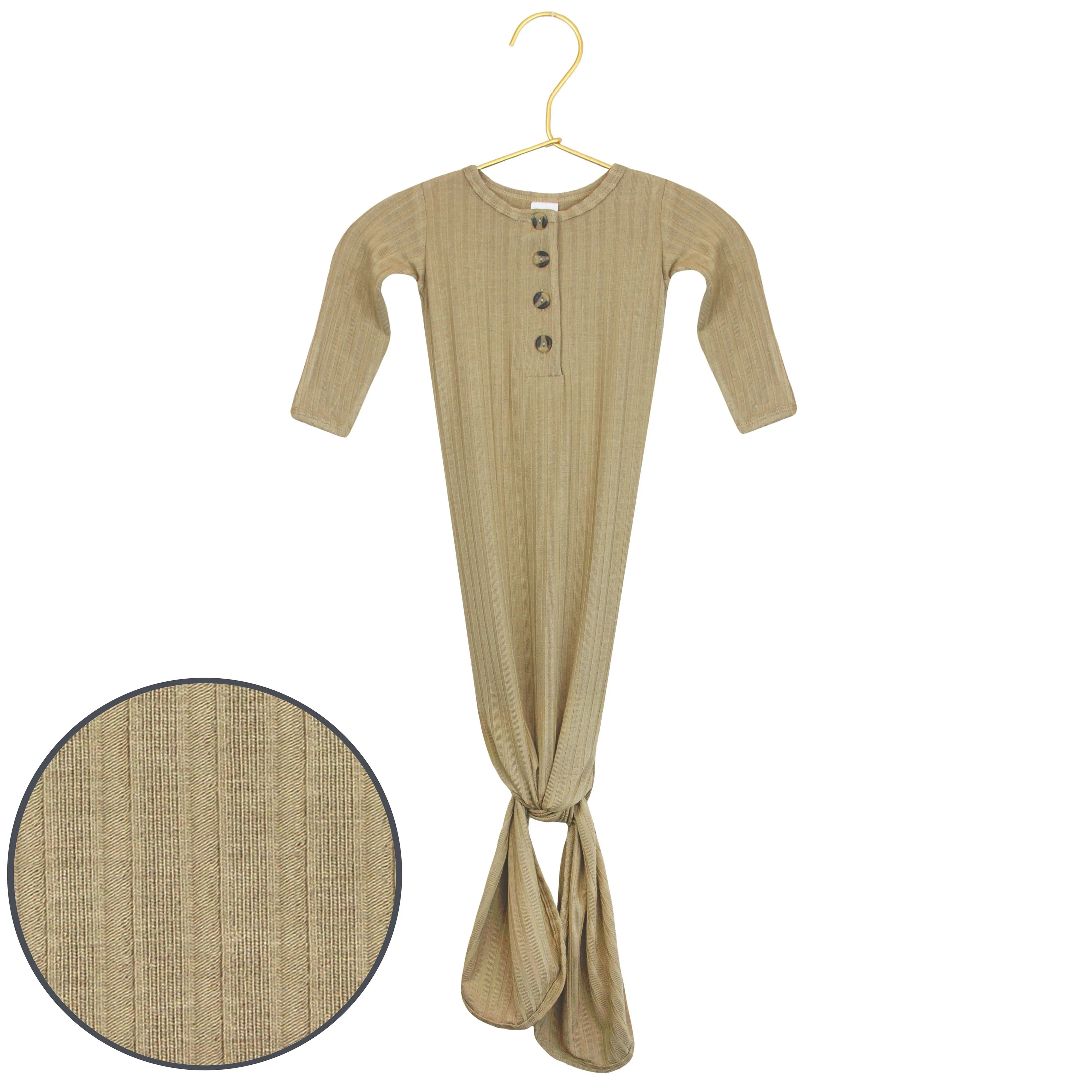 Jake Ribbed Knotted Gown