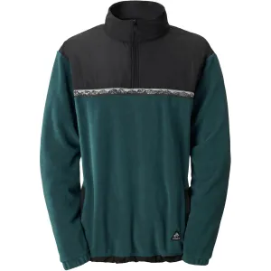 Jones Flc Recycled Fleece Half Zip Pacific Teal