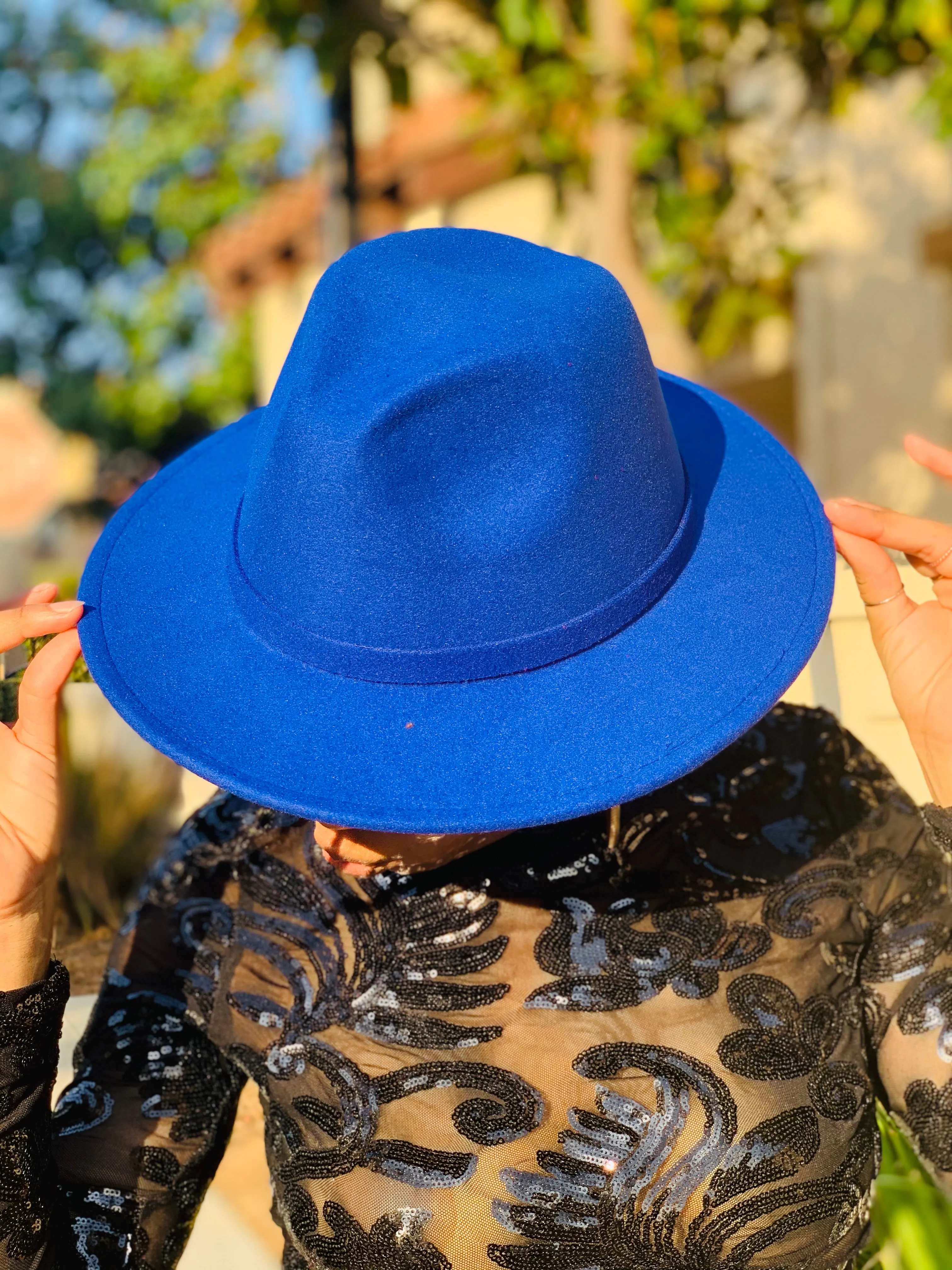 Kelly Fedora - Royal Blue