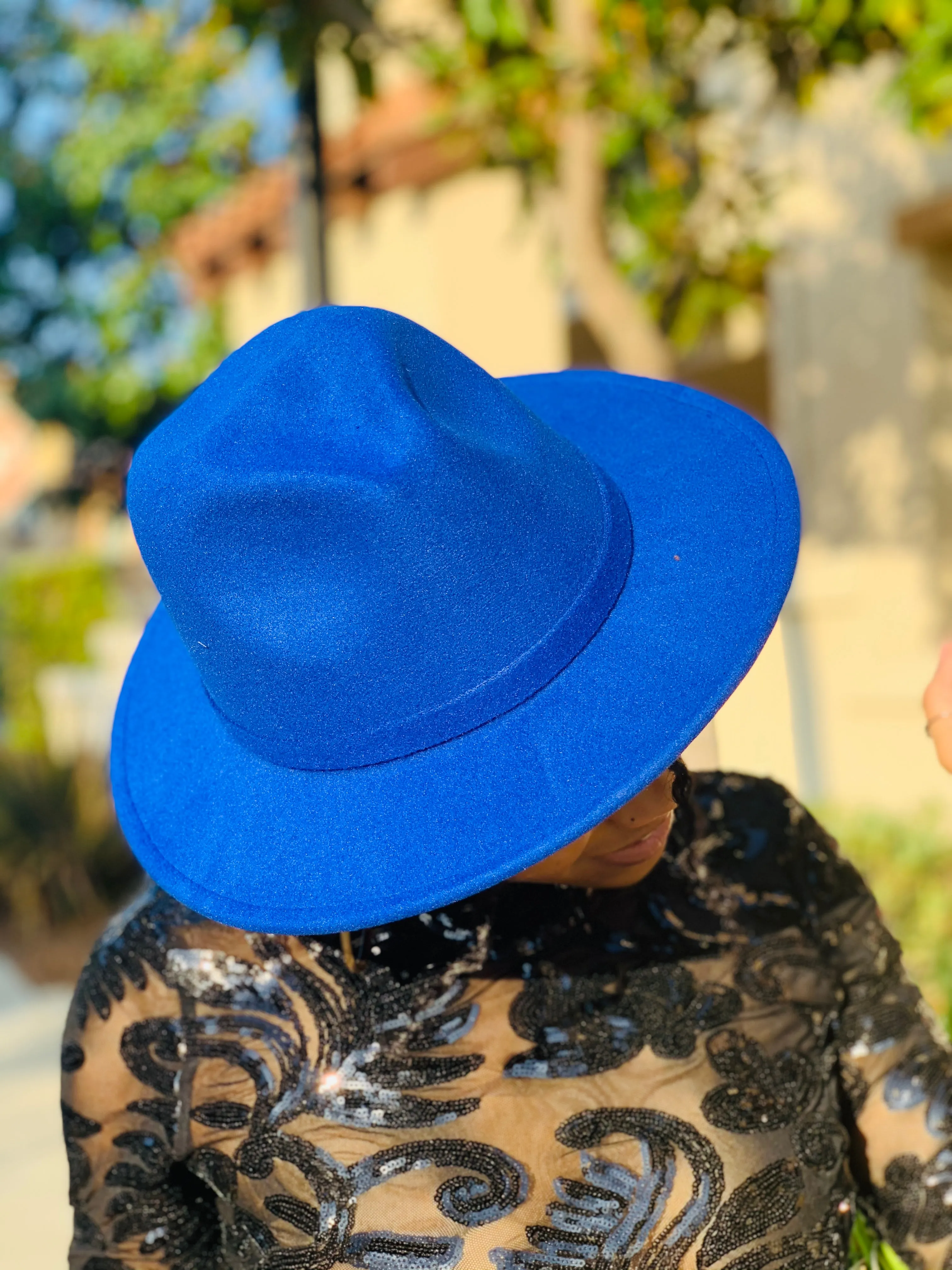 Kelly Fedora - Royal Blue