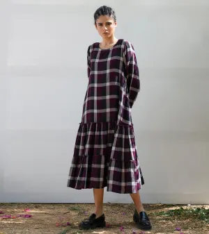 Khara Kapas Globe Thistle Midi Dress