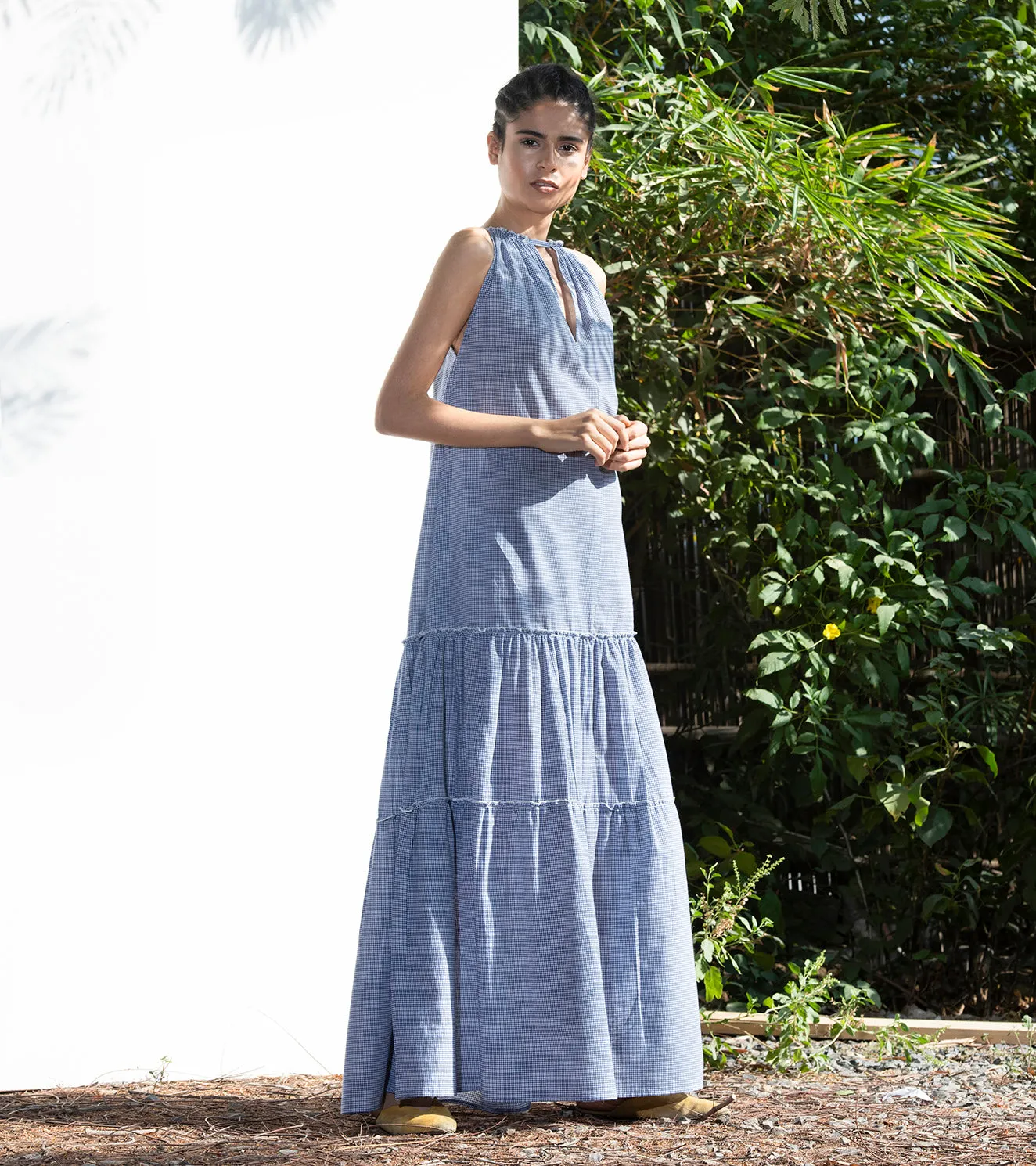 Khara Kapas Glory Of The Snow Maxi Dress