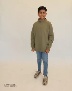 Kids Best Friend Half Zip