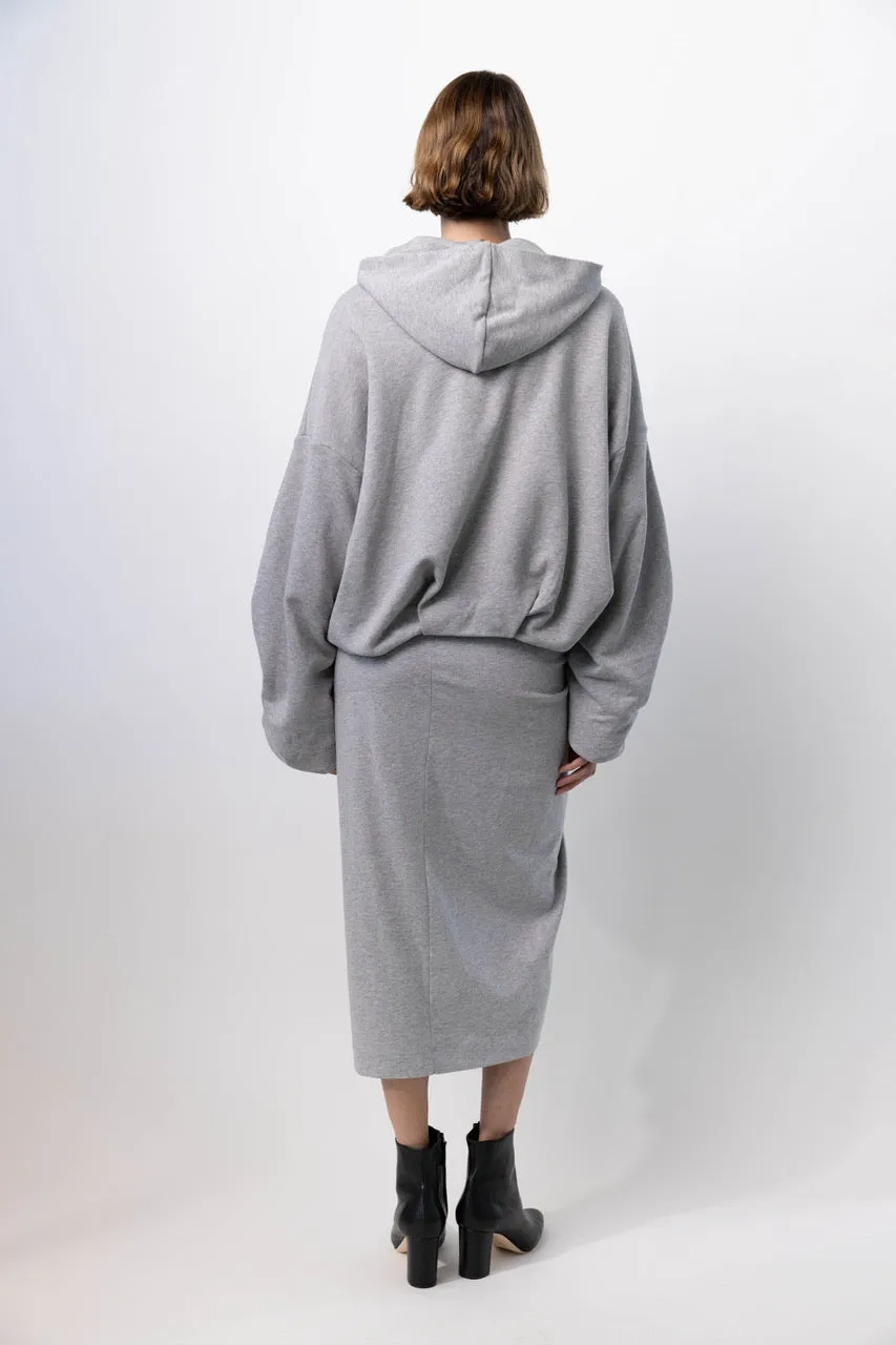 Knotted Jersey Skirt