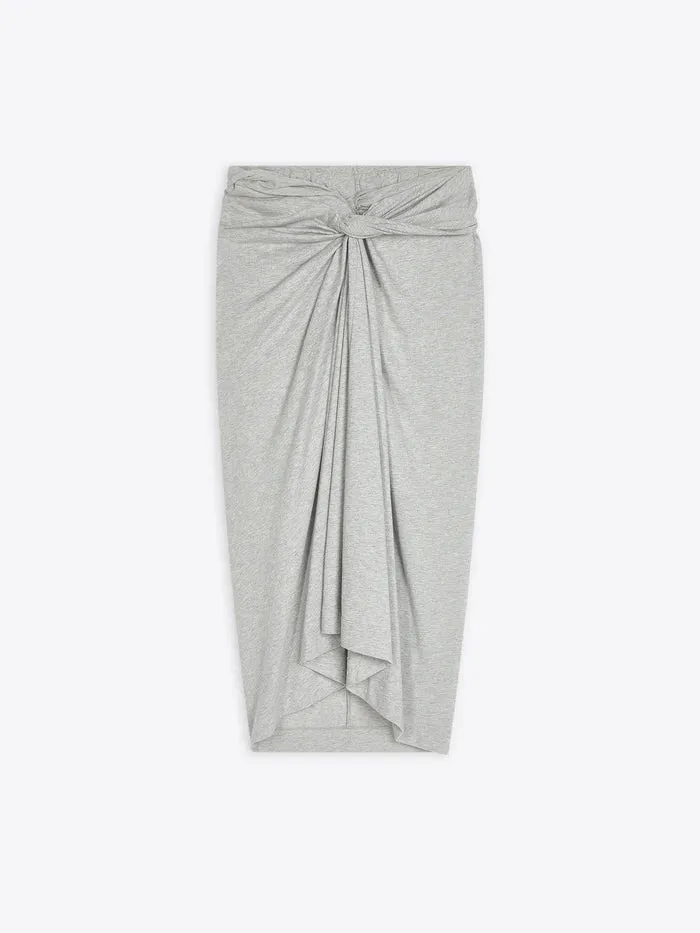 Knotted Jersey Skirt