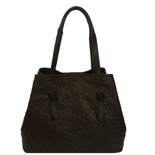 Knotted Tote in Ostrich