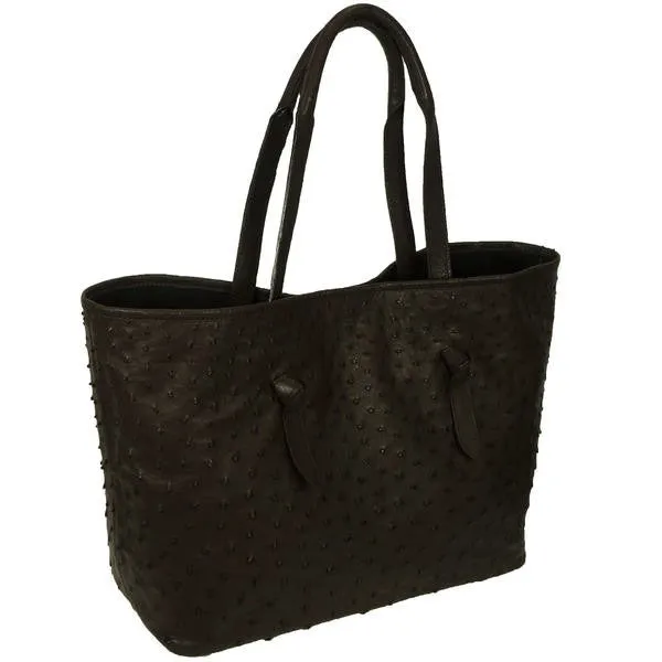 Knotted Tote in Ostrich