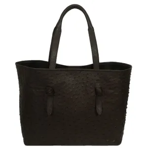 Knotted Tote in Ostrich
