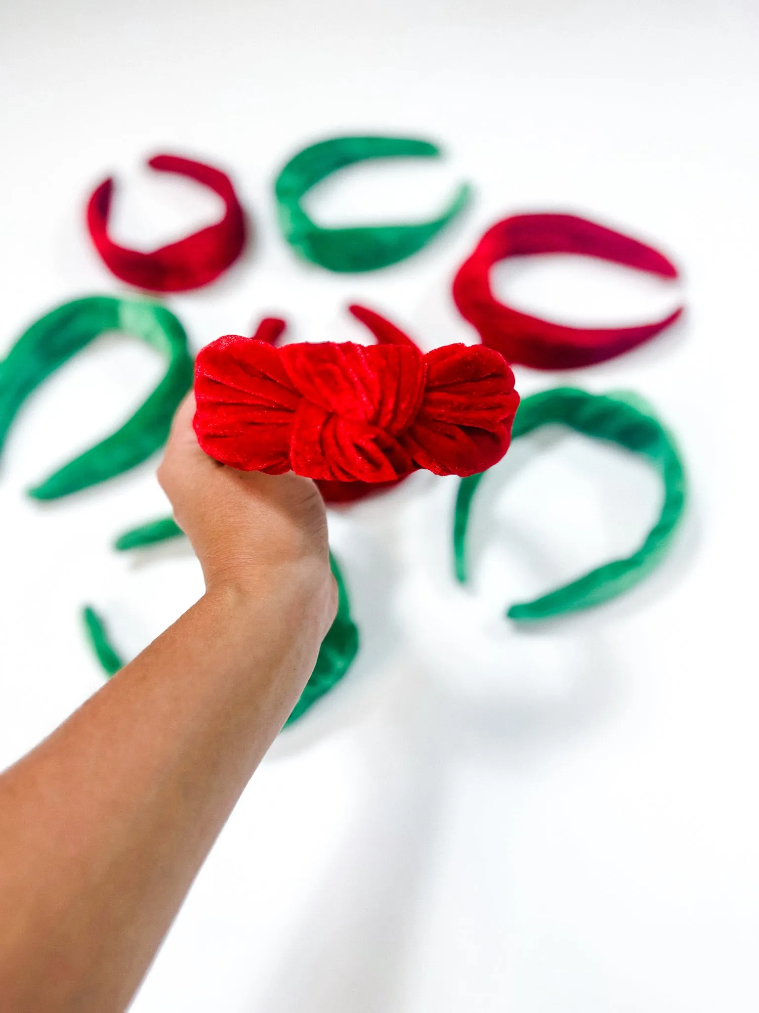 Knotted Velvet Headband