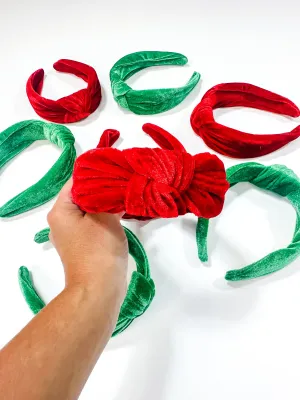 Knotted Velvet Headband