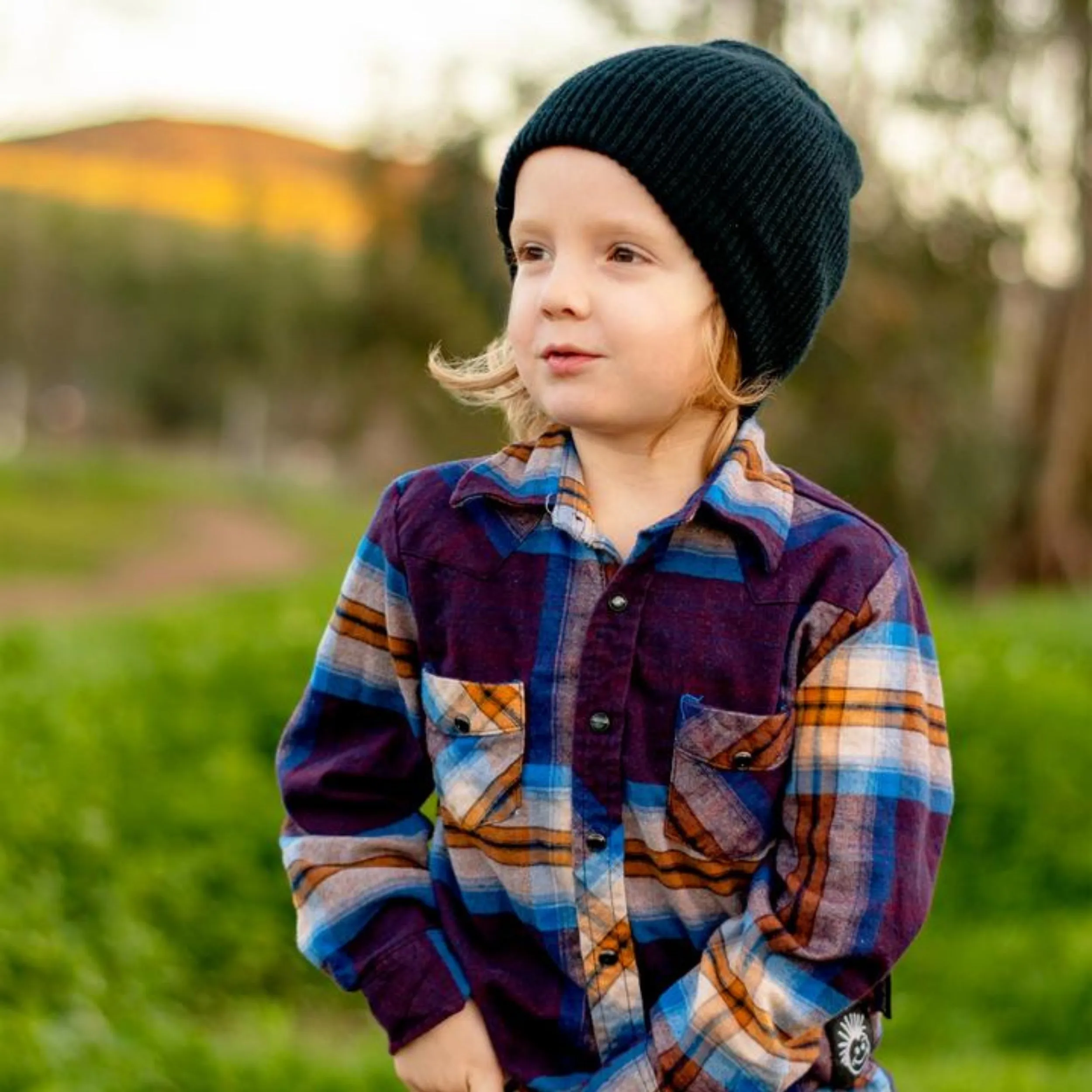 Knuckleheads Black Slouchy Beanie