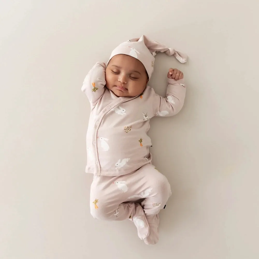 Kyte Baby Take Me Home Set with Cap in Blush Rabbit