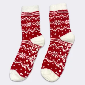 Ladies  Cozy Fairisle Socks