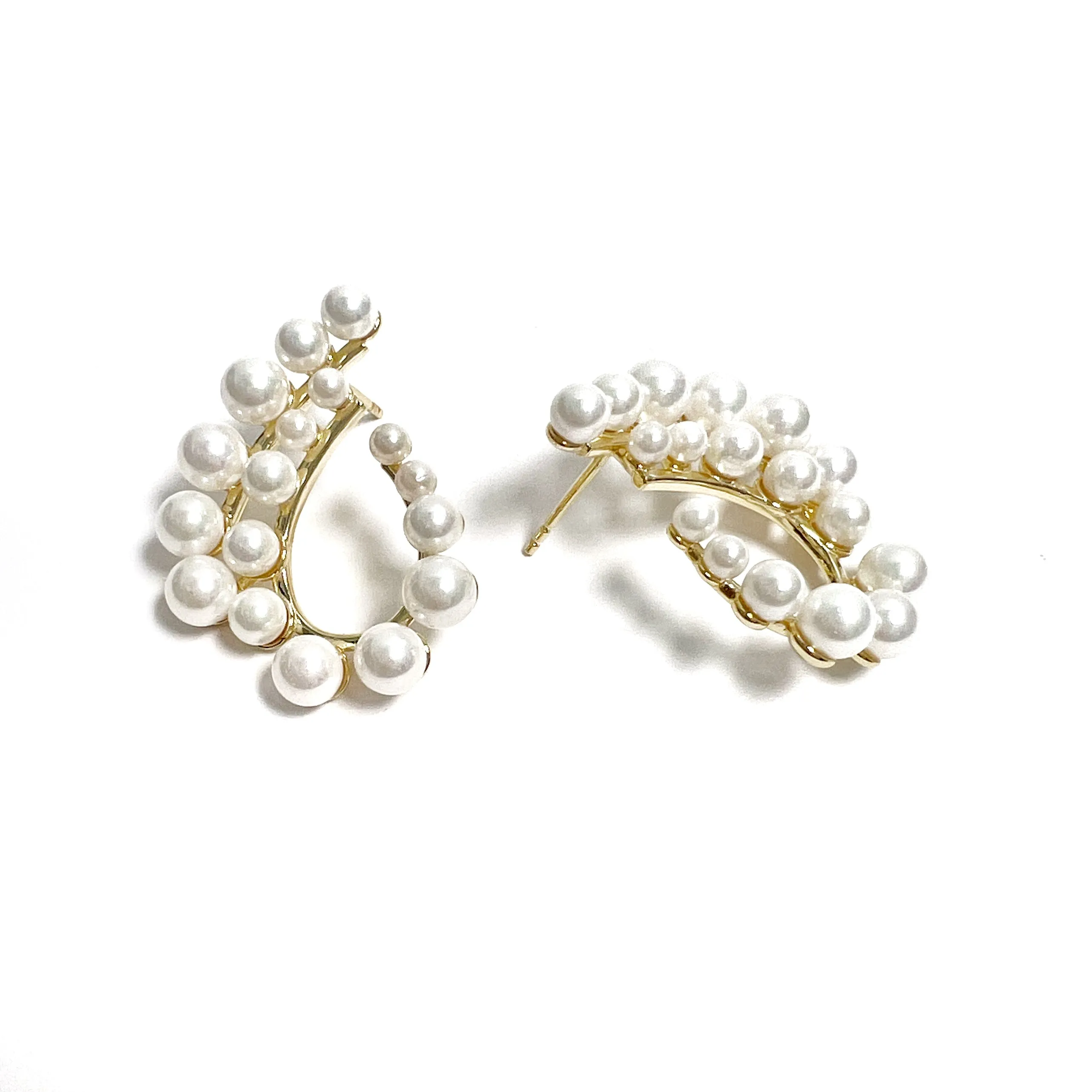 Large Drop Pearl Earrings