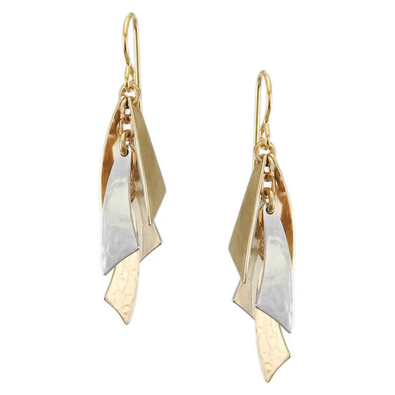Layered Arcs Wire Earrings