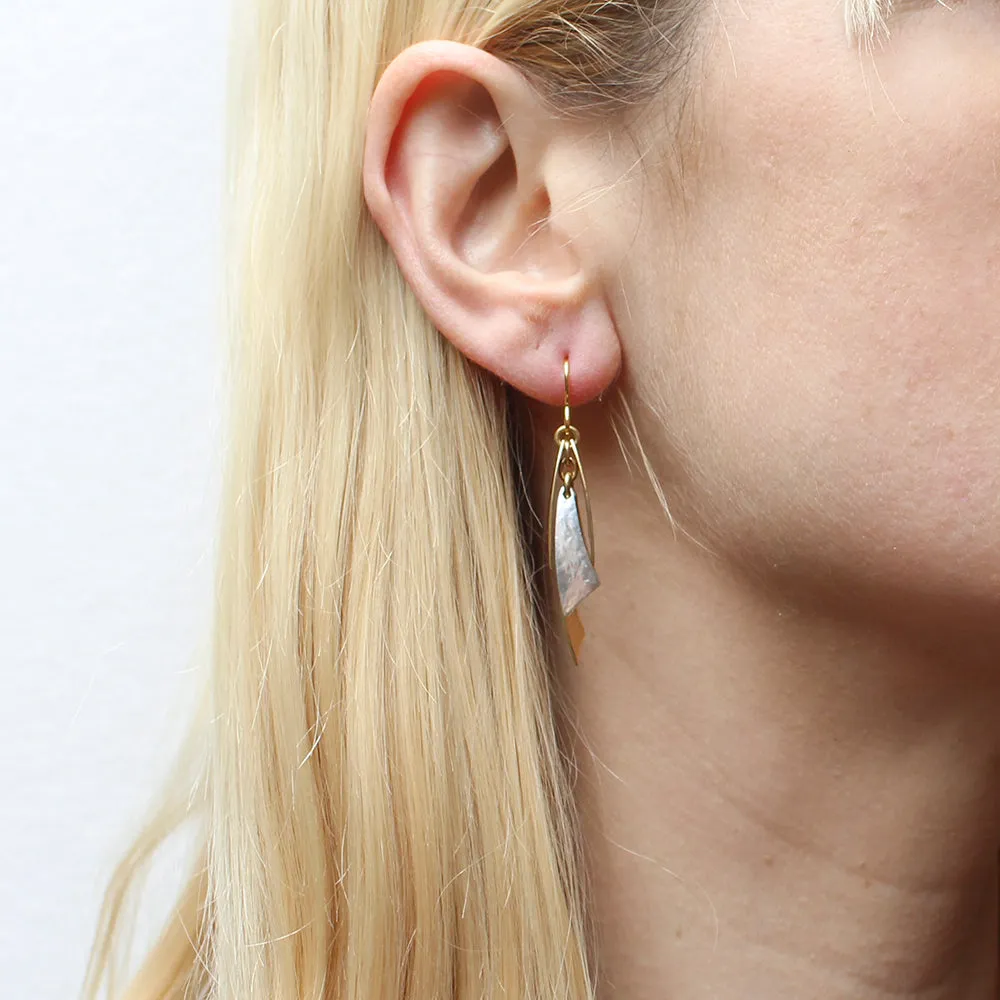Layered Arcs Wire Earrings