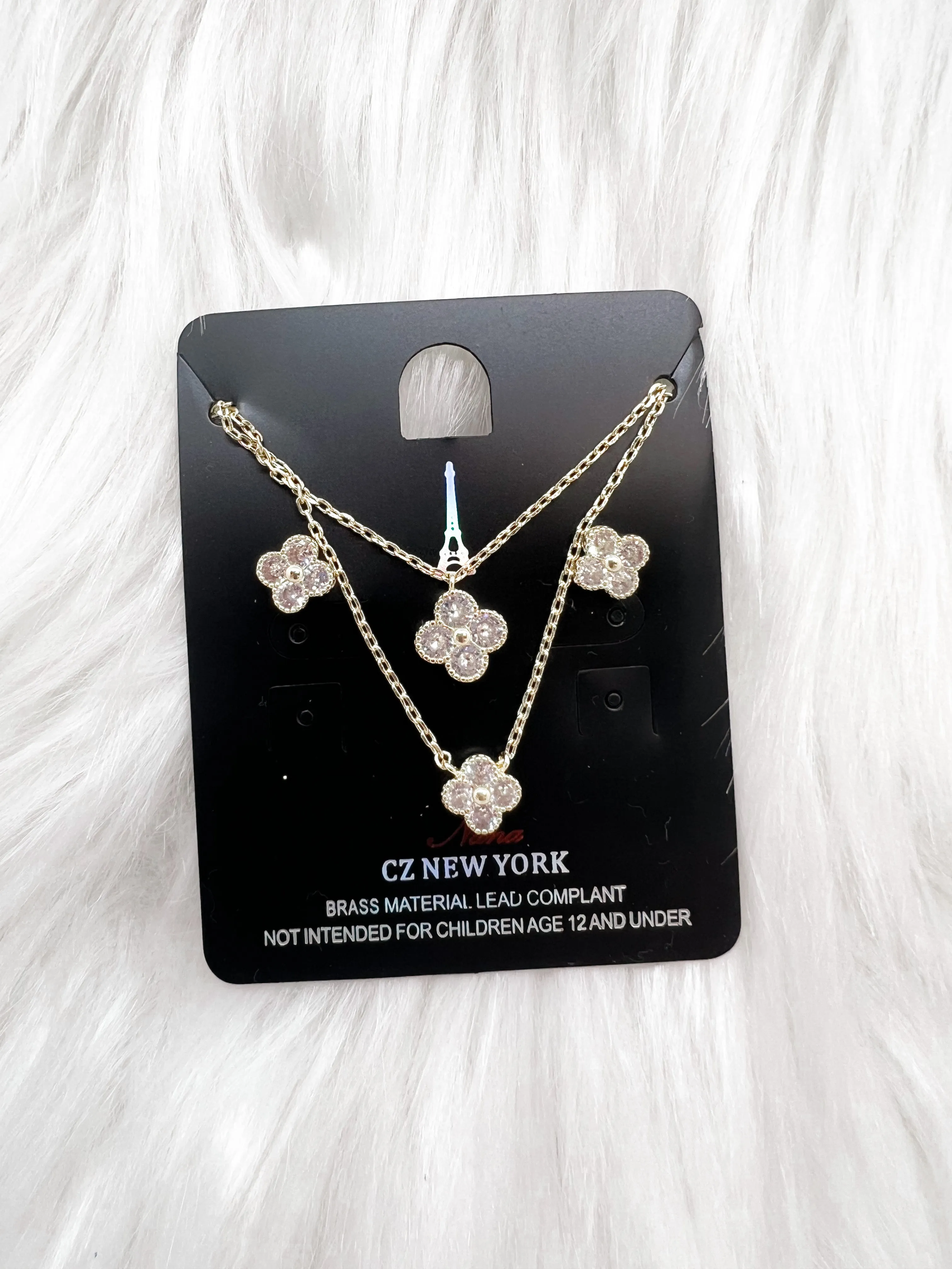 Layered Clover Necklace