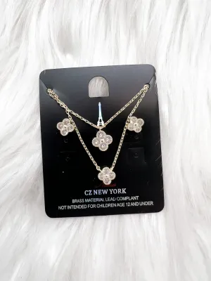 Layered Clover Necklace