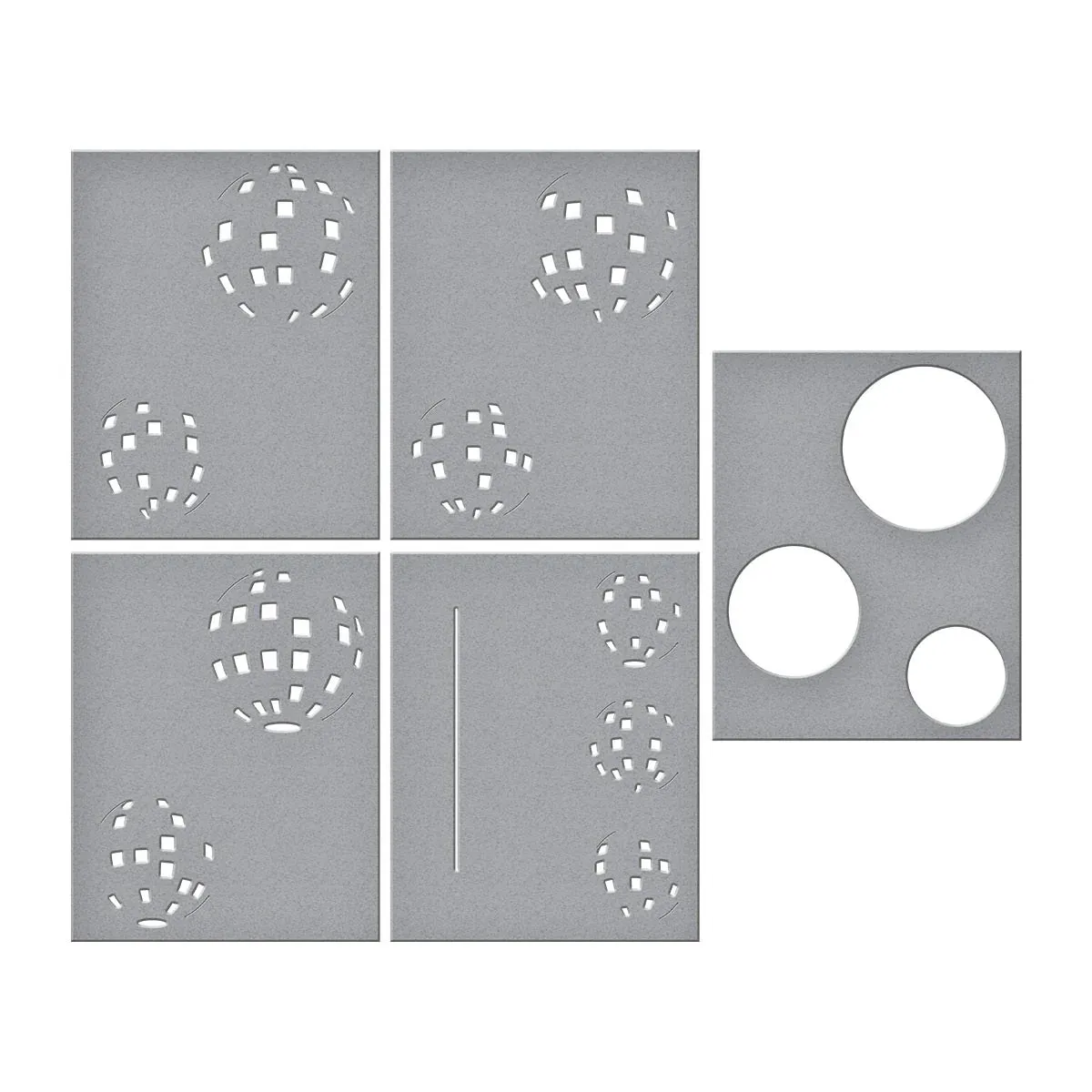 Layered Disco Impressions Stencil Set STN-094