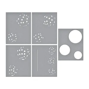 Layered Disco Impressions Stencil Set STN-094