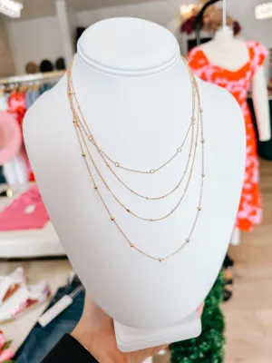 Layered Gold Necklace
