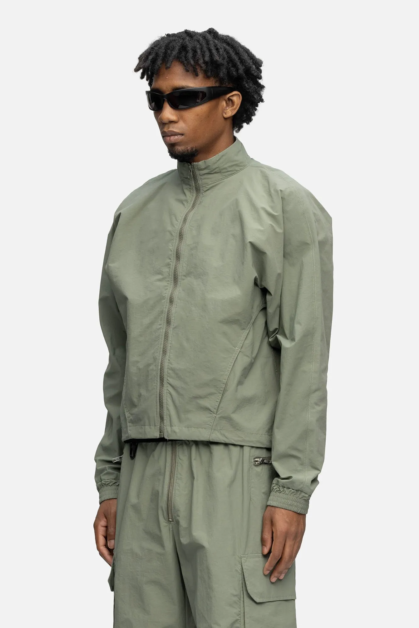 LAYERED JACKET SAGE