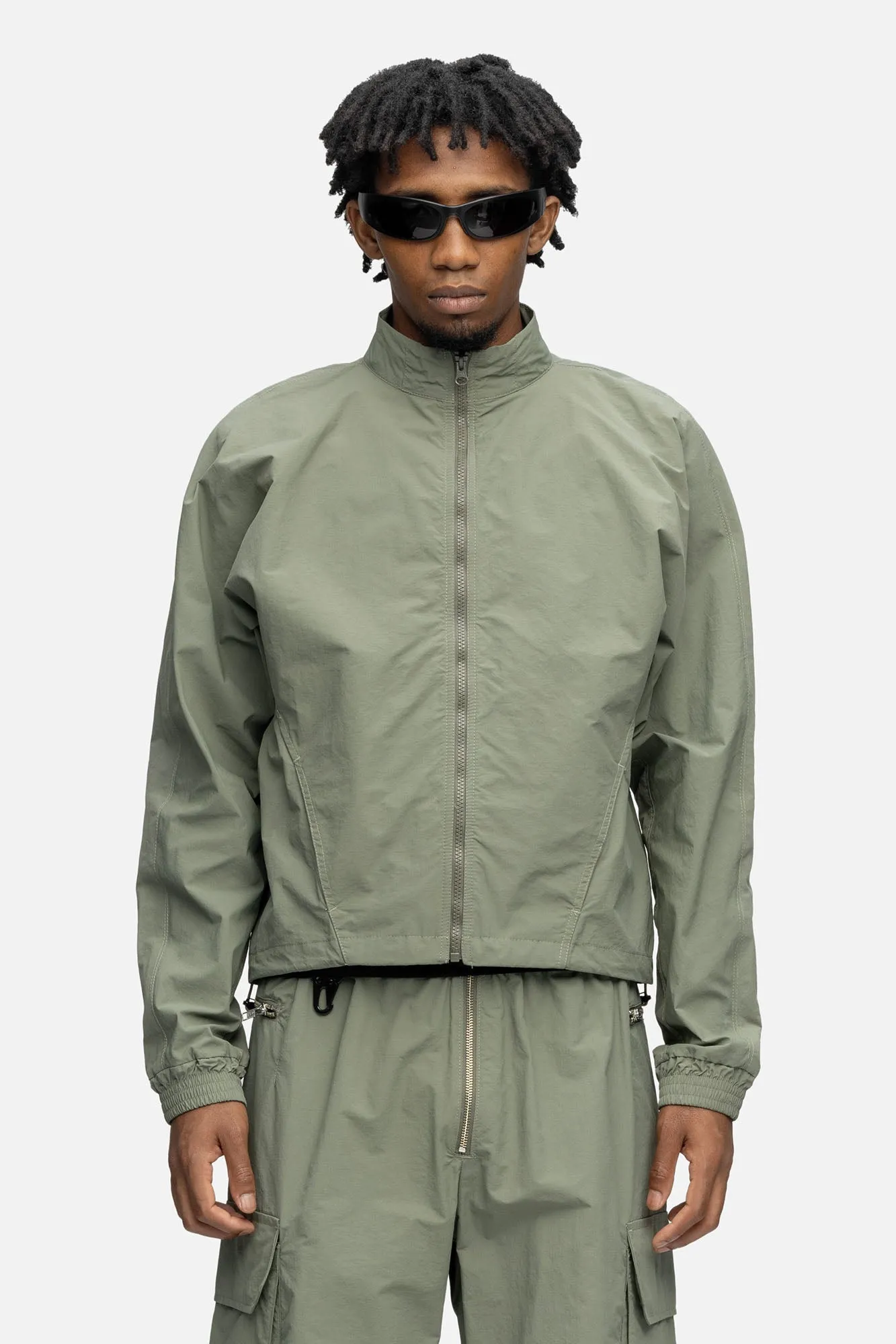 LAYERED JACKET SAGE