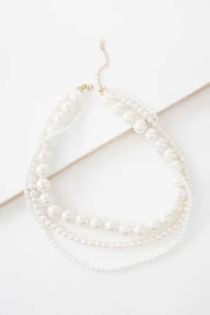 Layered Pearl Necklace