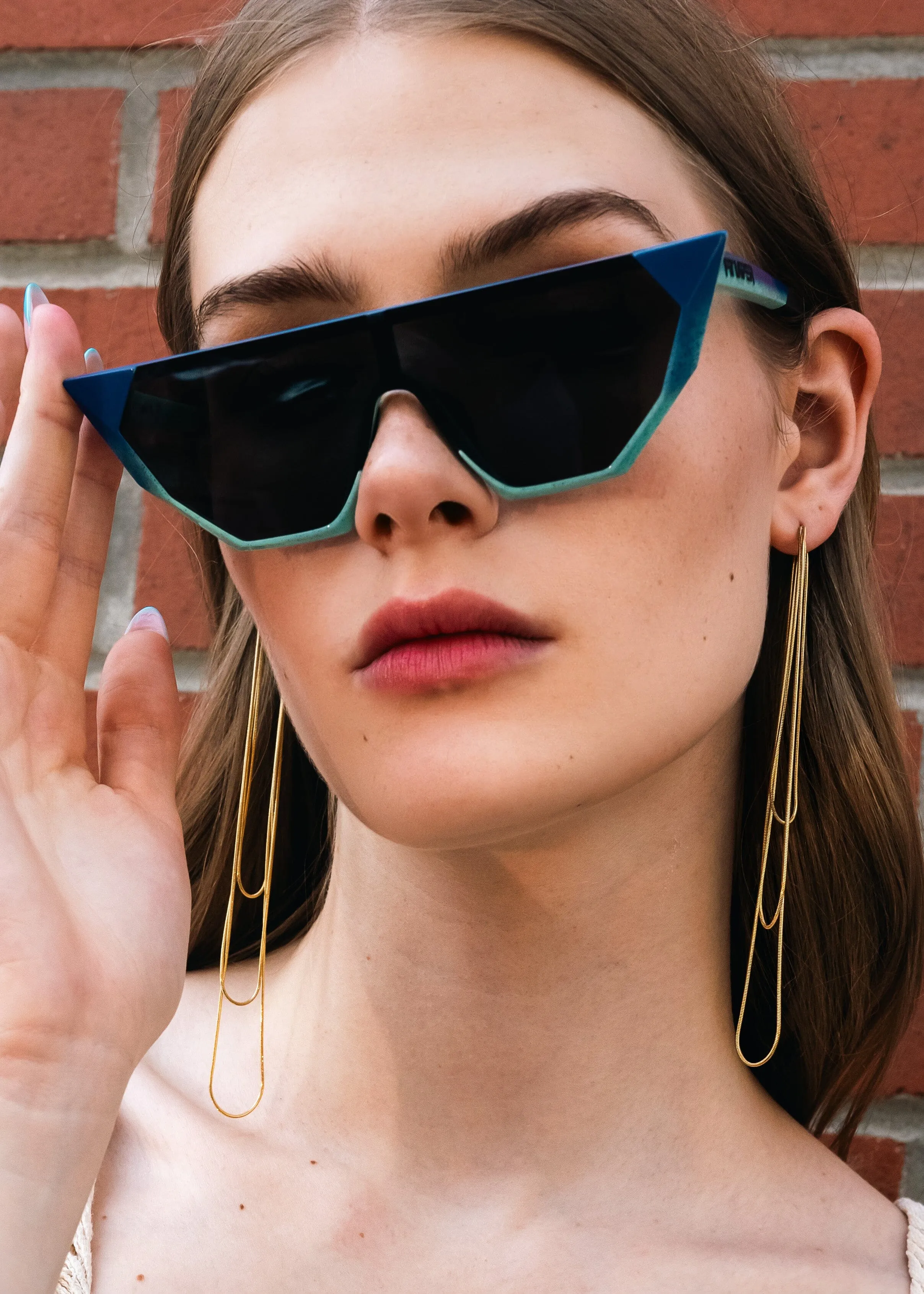Layered String Earrings