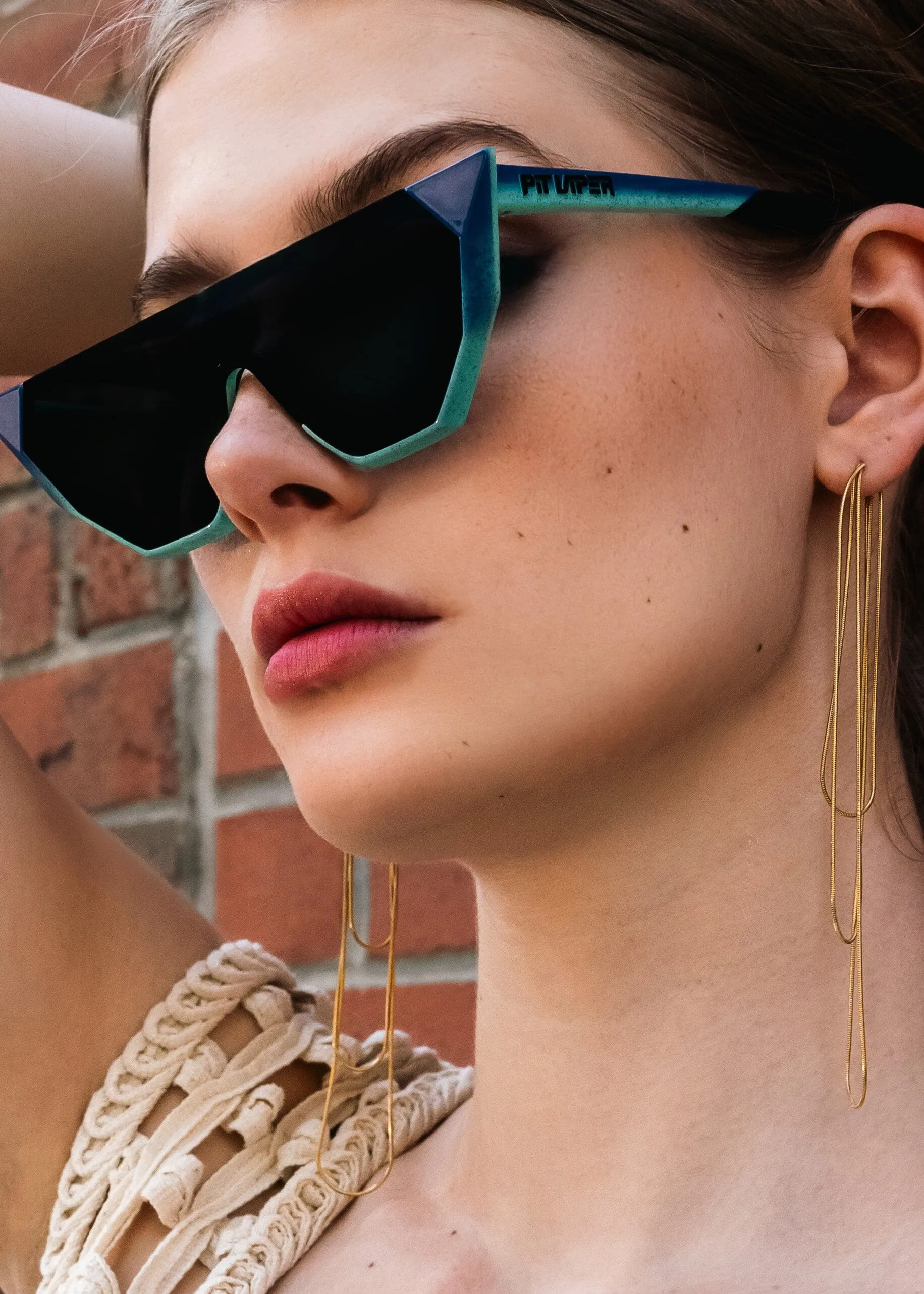 Layered String Earrings