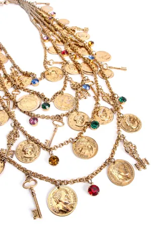 Layered Treasure Charm Necklace