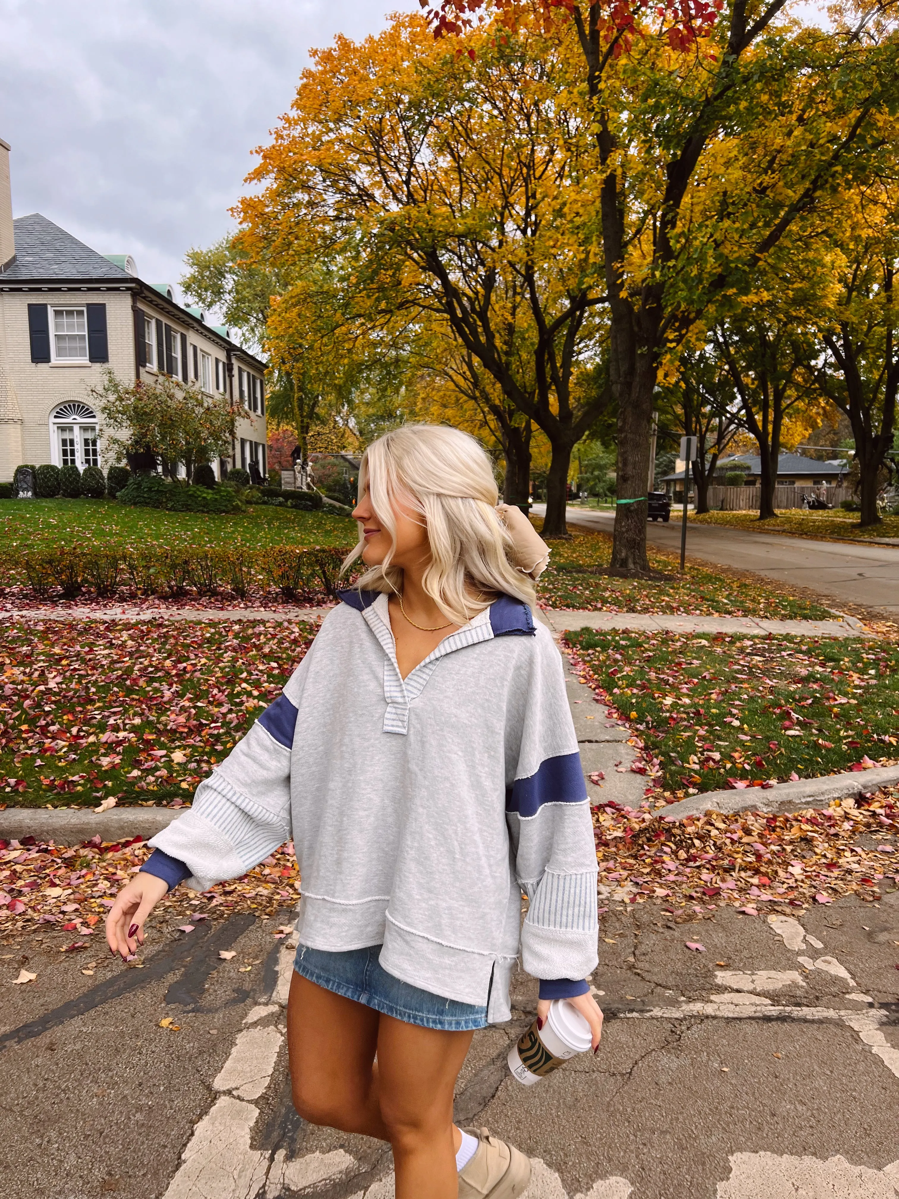 Lazy Days Pullover // Navy *RESTOCKED*