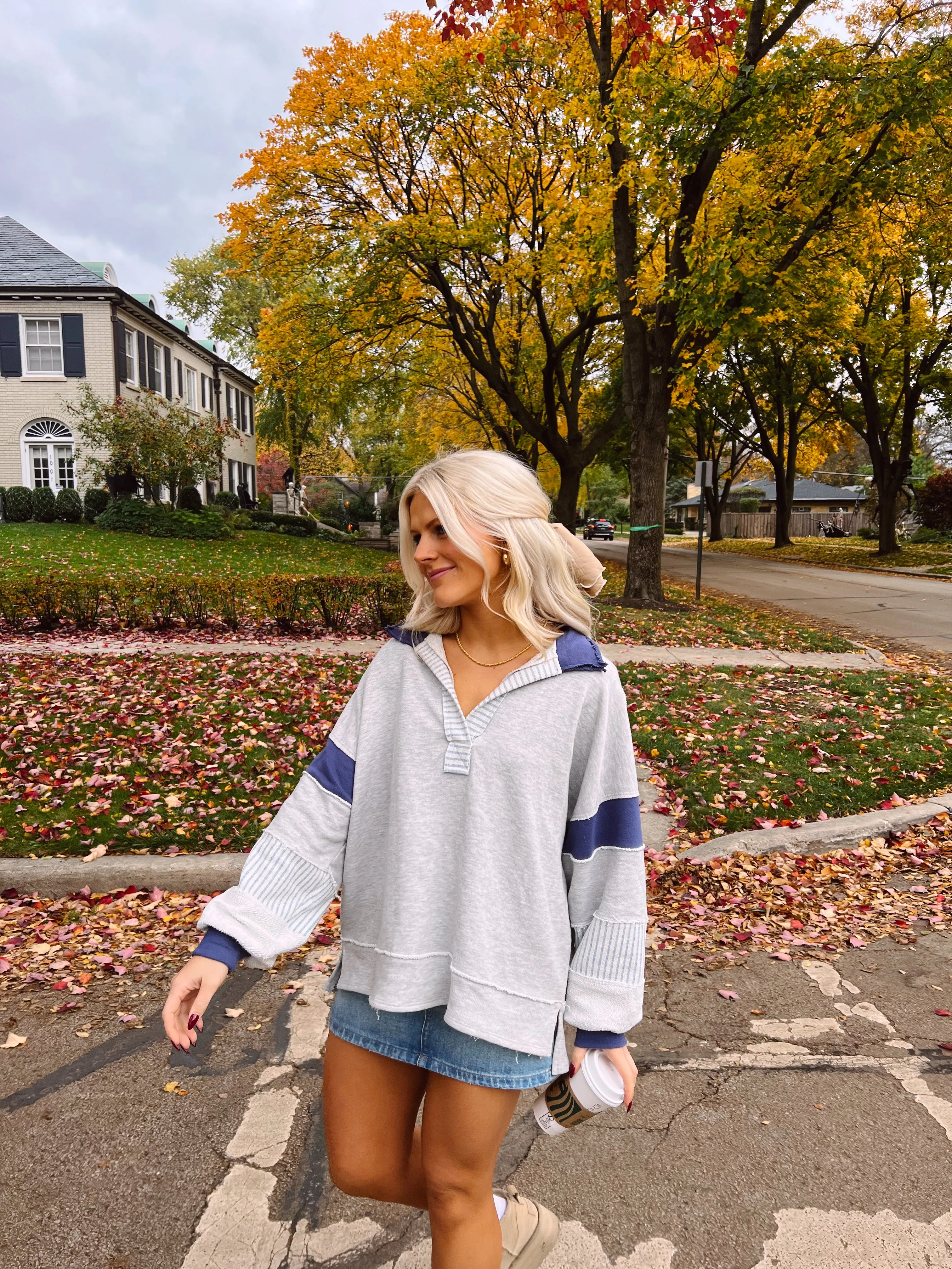 Lazy Days Pullover // Navy *RESTOCKED*