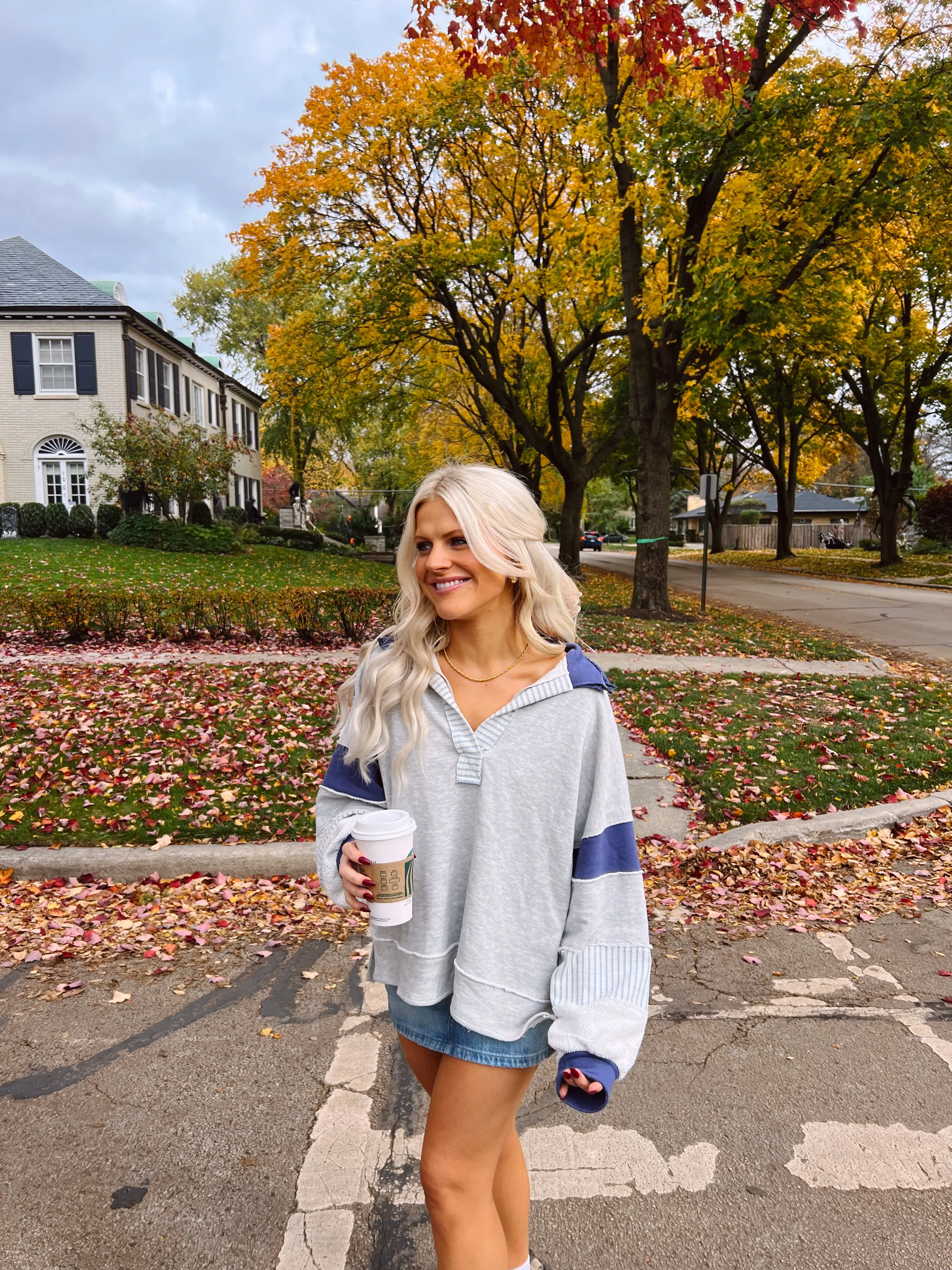 Lazy Days Pullover // Navy *RESTOCKED*