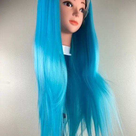 Light Blue Wig,Lace Front Wig