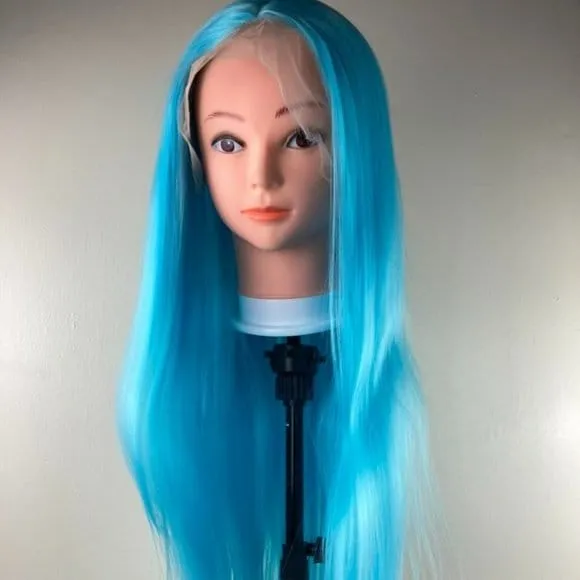 Light Blue Wig,Lace Front Wig