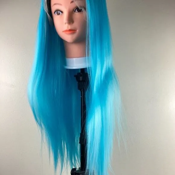 Light Blue Wig,Lace Front Wig