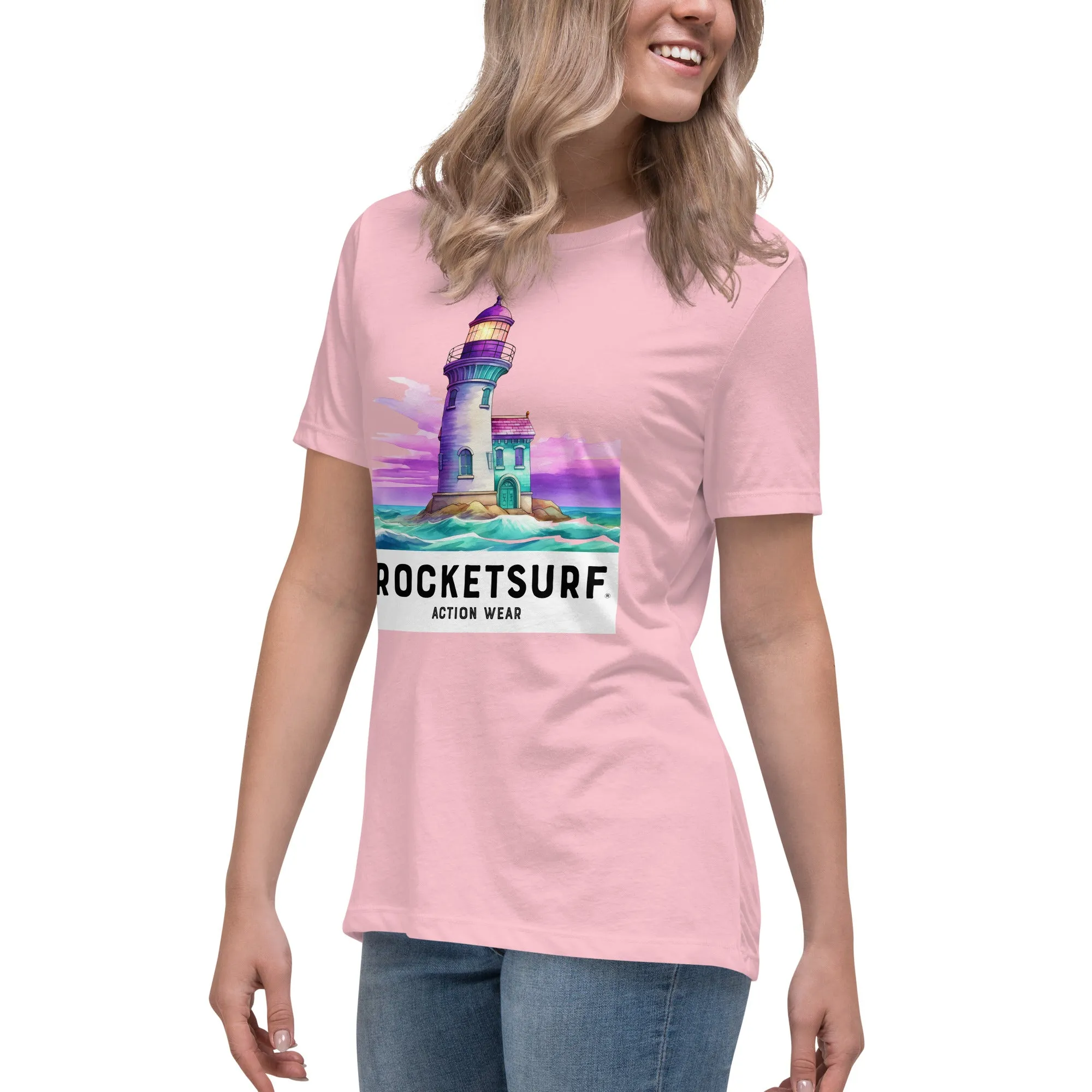 Lighthouse RocketSurf Women's Relaxed T-Shirt